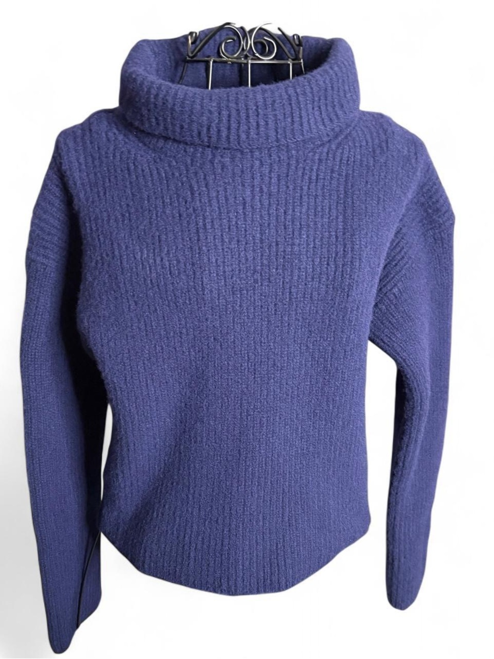 Ralph Lauren Ribbed Turtleneck Sweater - Navy